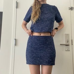 Alice and Olivia co-ord set. Skirt and top. Size 4